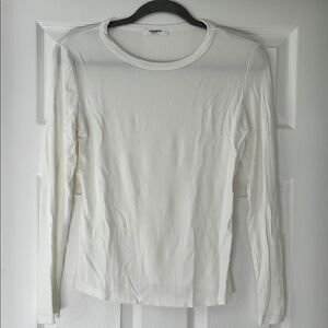 Zeagoo Women's White Long Sleeve Top